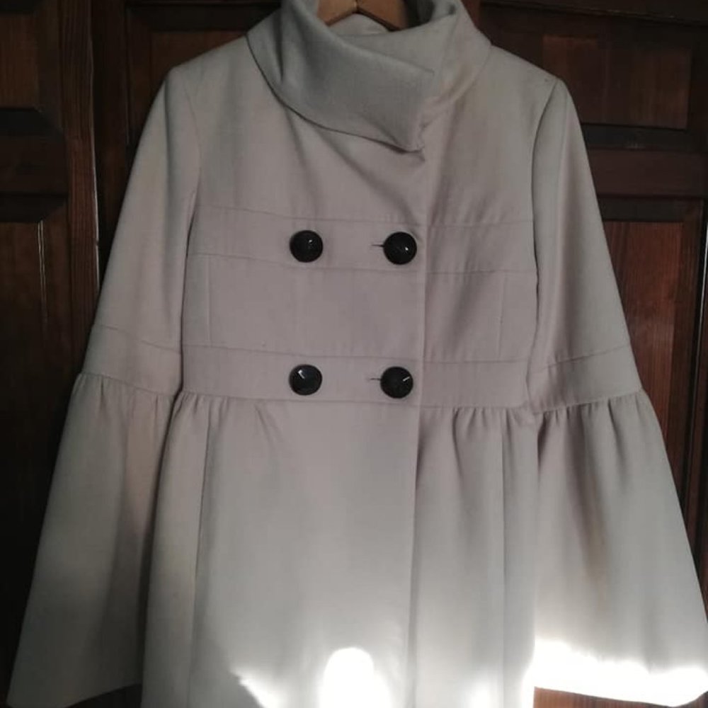 Jessica Simpson Stylish Dress Coat w/ Bell Sleeves